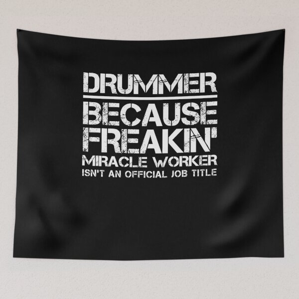 Item preview, Drummer Miracle Worker designed and sold by clickmostro.