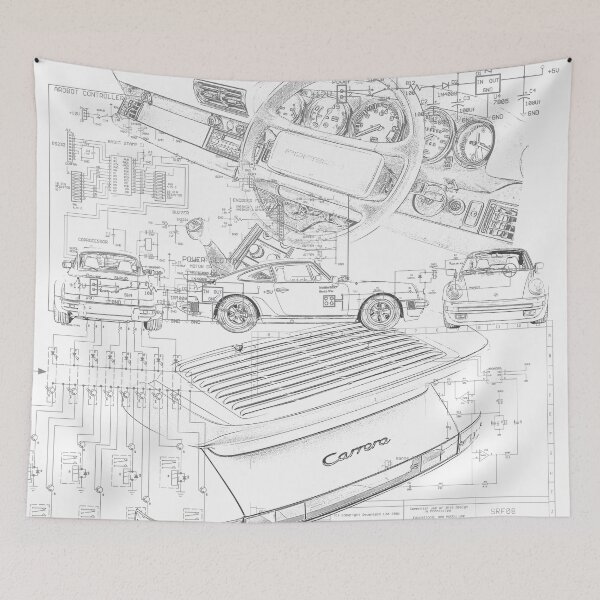 Item preview, Automotive schematic engineering designed and sold by outffocus.
