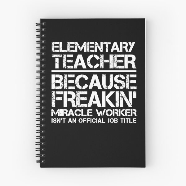 Item preview, Elementary Teacher Miracle Worker designed and sold by clickmostro.