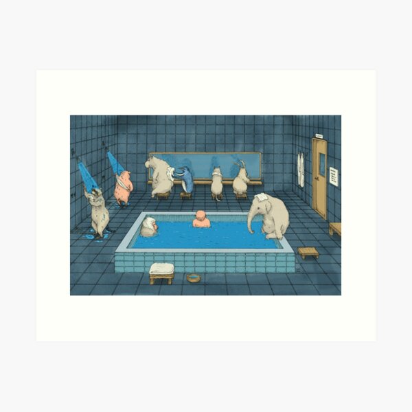 The Bathers Art Print
