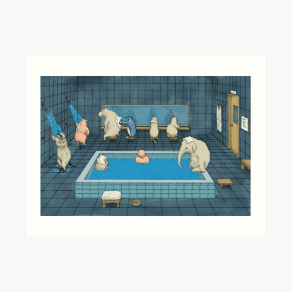 The Bathers Art Print