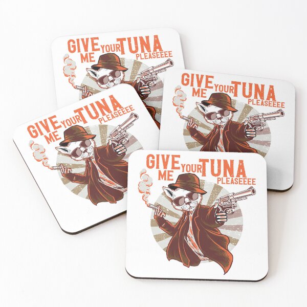 Item preview, Cat Mafia, Give me your tuna Pleaseeee, Funny quote for cat lover. designed and sold by 397HOUSE Your happy time.