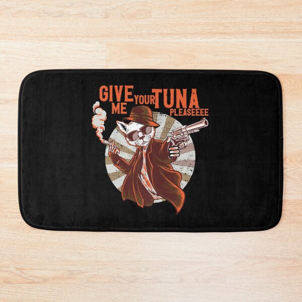 Item preview, Cat Mafia, Give me your tuna Pleaseeee, Funny quote for cat lover. designed and sold by 397HOUSE Your happy time.
