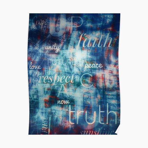 Letters Colour Poster