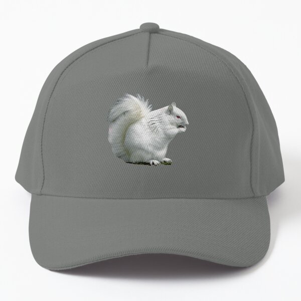 Albino Grey Squirrel Baseball Cap
