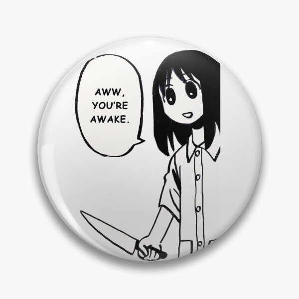 Item preview, I redraw knife osaka manga panel / aww you're awake / funny azumanga daioh designed and sold by RansRoom.