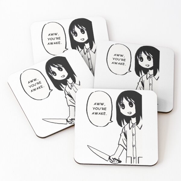 Item preview, I redraw knife osaka manga panel / aww you're awake / funny azumanga daioh designed and sold by RansRoom.