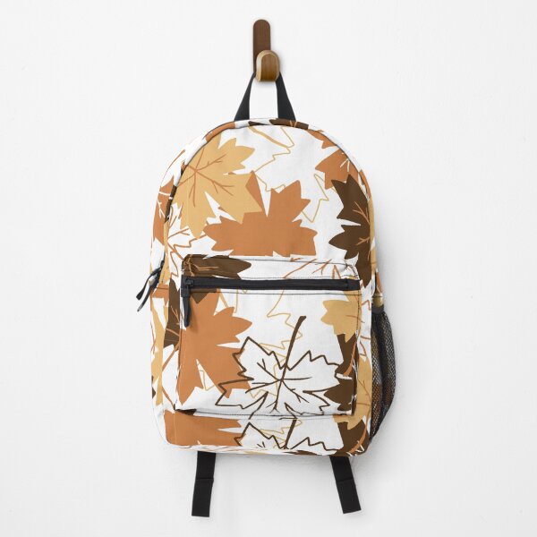 Item preview, Golden Brown Autumn Maple Leaves Quotes and Pattern II designed and sold by FlinArt.