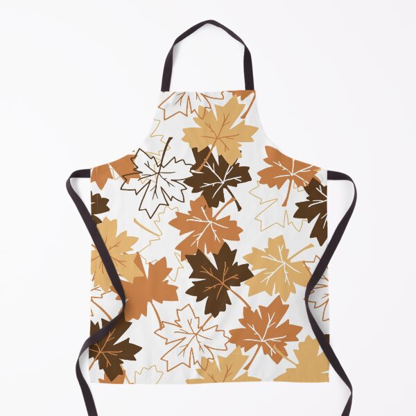 Item preview, Golden Brown Autumn Maple Leaves Quotes and Pattern II designed and sold by FlinArt.