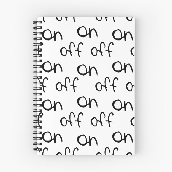 Item preview, On and Off words Seamless pattern  designed and sold by NaumStock.
