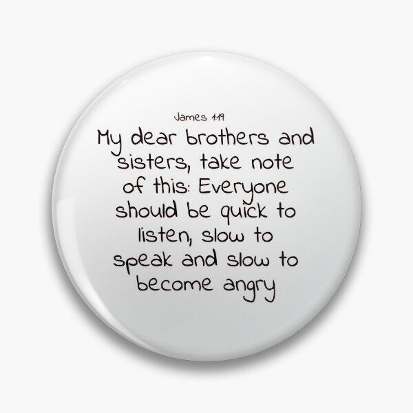 Item preview, Bible verse: James 1:19 designed and sold by john-3-16.