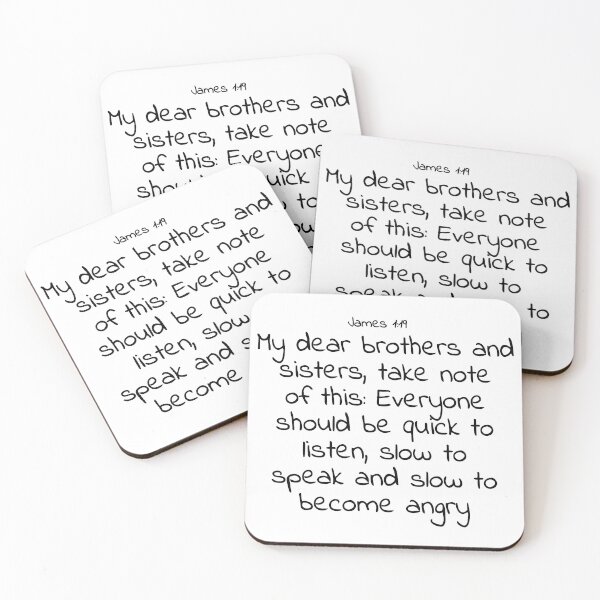 Item preview, Bible verse: James 1:19 designed and sold by john-3-16.