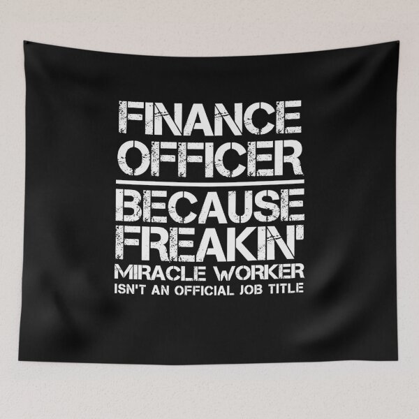 Item preview, Finance Officer Miracle Workr Miracle Worker designed and sold by clickmostro.