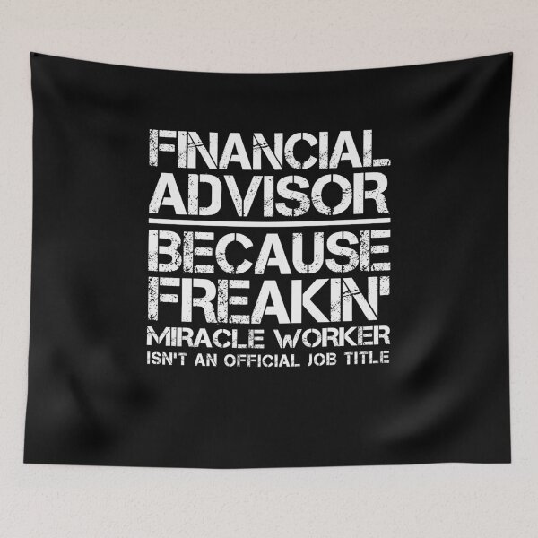 Item preview, Financial Advisor Miracle Worker designed and sold by clickmostro.