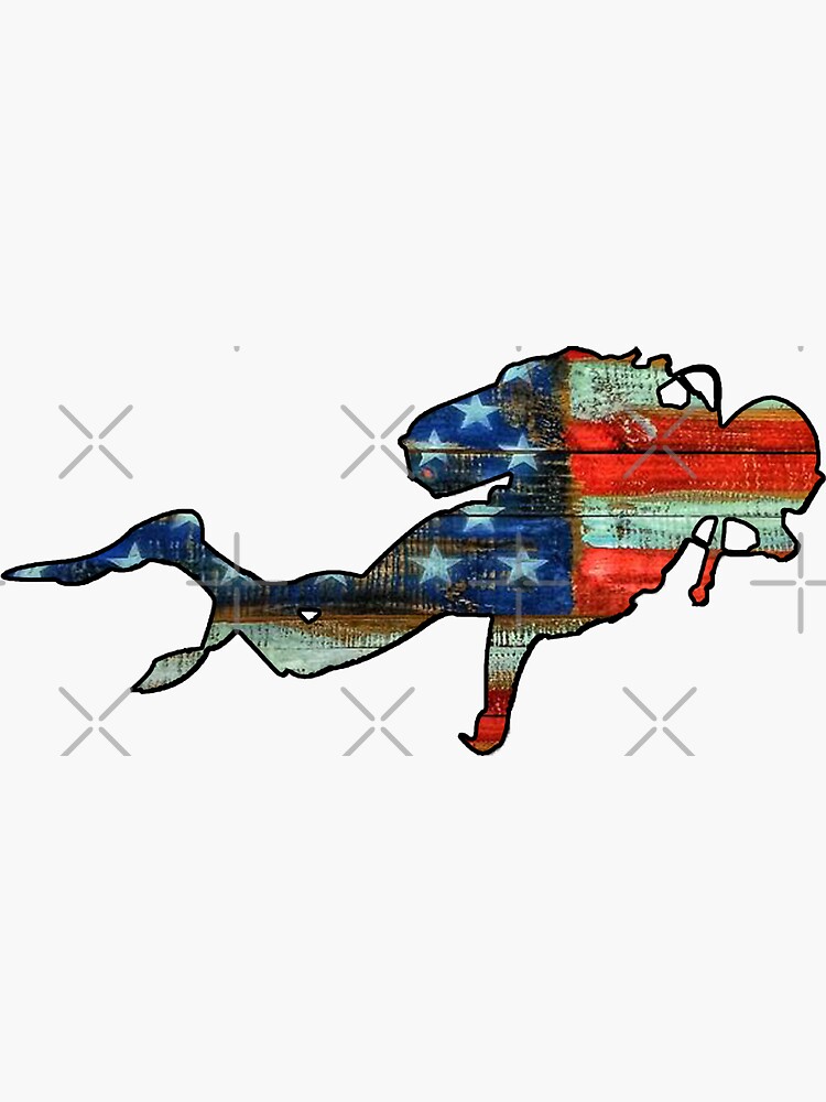 USA Scuba diver by Statepallets