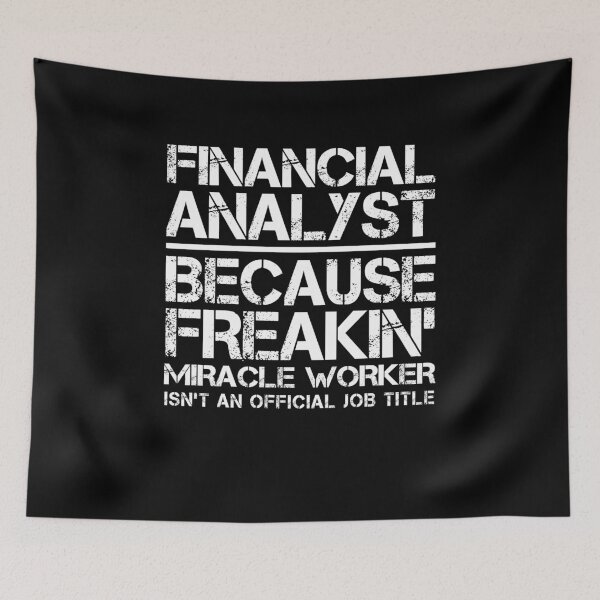 Item preview, Financial Analyst Miracle Worker designed and sold by clickmostro.