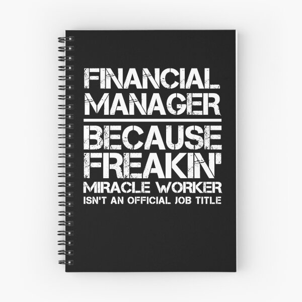 Item preview, Financial Manager Miracle Worker designed and sold by clickmostro.