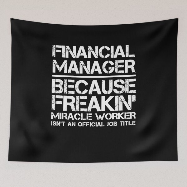 Item preview, Financial Manager Miracle Worker designed and sold by clickmostro.