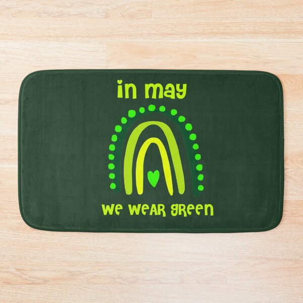 Item preview, IN MAY WE WEAR GREEN MENTAL HEALTH AWARENESS  designed and sold by RetroPlaceee.
