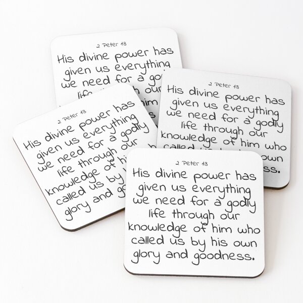 Item preview, Bible verse: 2 Peter 1:3 designed and sold by john-3-16.