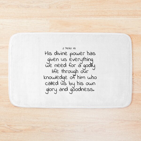 Item preview, Bible verse: 2 Peter 1:3 designed and sold by john-3-16.