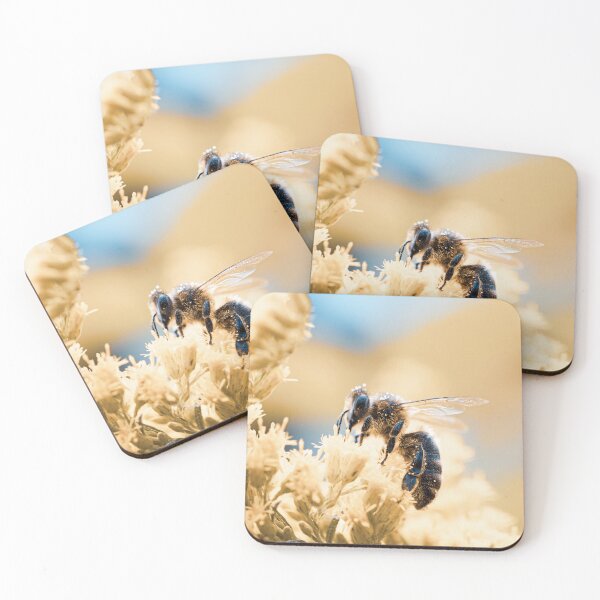 Item preview, Bee Photo covered in Pollen in a Cool Edit designed and sold by Richard Howell Photography.