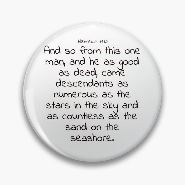 Item preview, Bible verse: Hebrews 11:12 designed and sold by john-3-16.