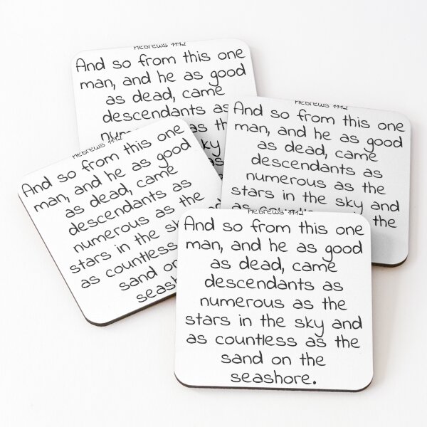 Item preview, Bible verse: Hebrews 11:12 designed and sold by john-3-16.