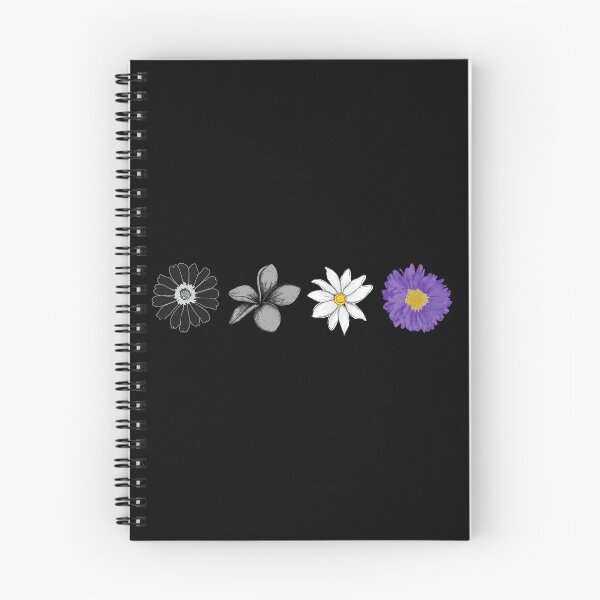 Item preview, Flores pastel. Orgullo asexual designed and sold by Subtle Pride Shop.