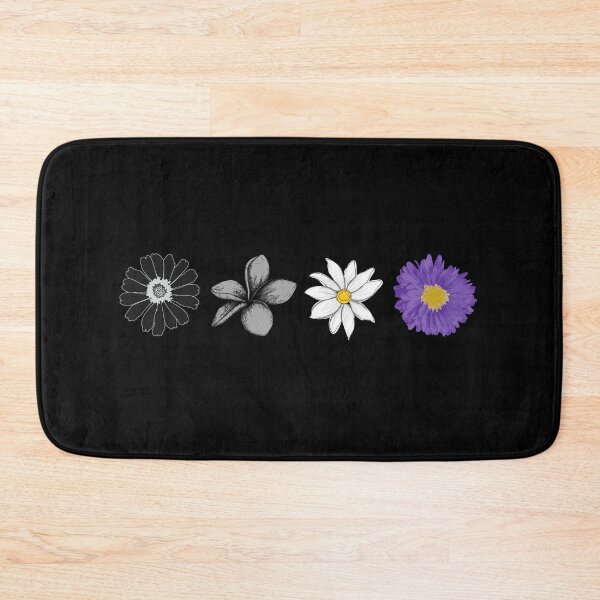 Item preview, Pastel Flowers. Asexual Pride designed and sold by Subtle Pride Shop.