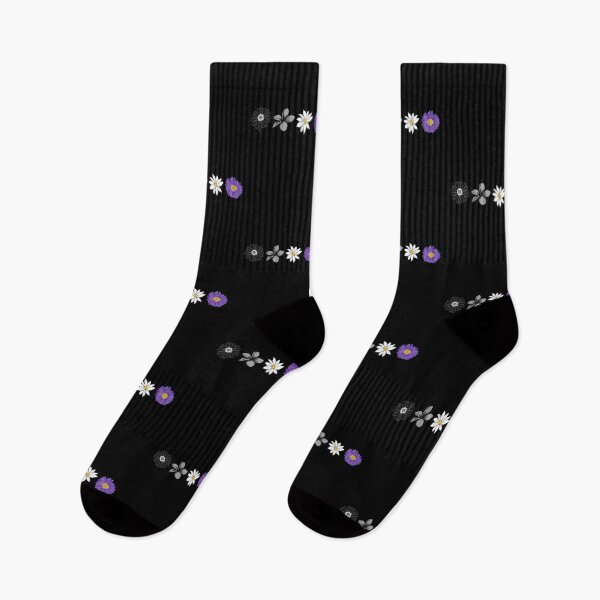 Item preview, Pastel Flowers. Asexual Pride designed and sold by Subtle Pride Shop.