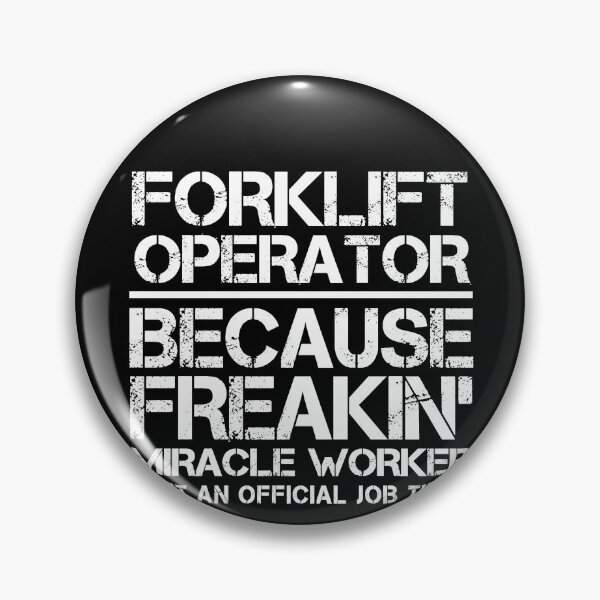 Item preview, Forklift Operator Miracle Worker designed and sold by clickmostro.