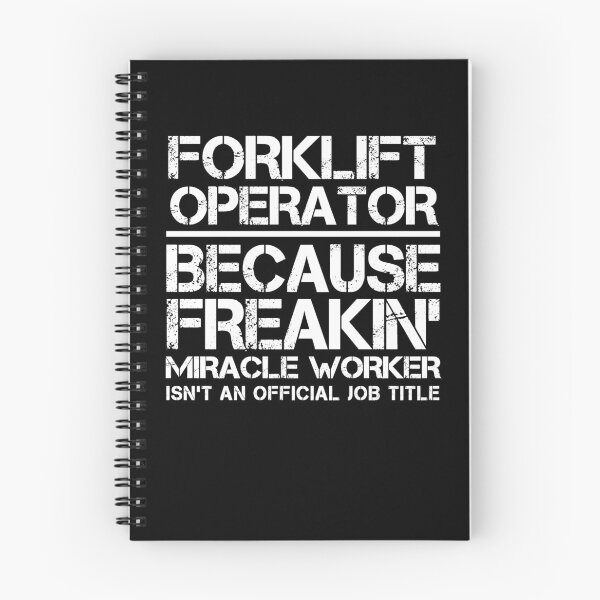Item preview, Forklift Operator Miracle Worker designed and sold by clickmostro.
