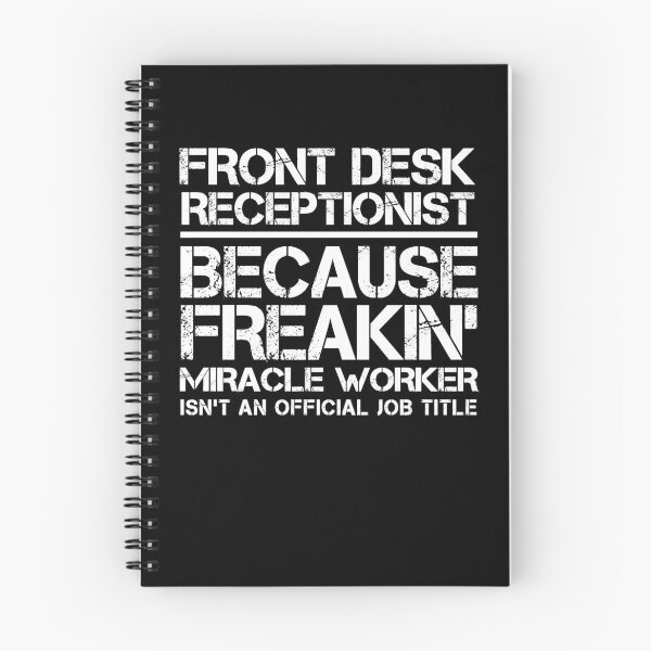 Item preview, Front Desk Receptionist Miracle Worker designed and sold by clickmostro.