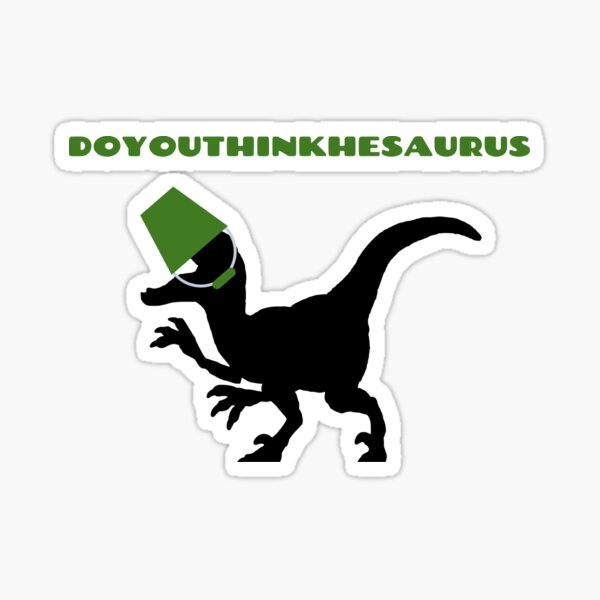 perfect silly dinosaurus t shirt Sticker