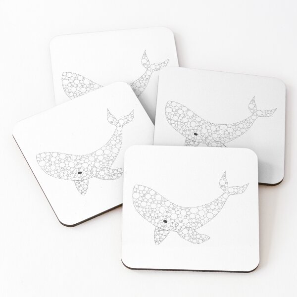 Item preview, Whale in Bubbles designed and sold by SeaLarkArt.
