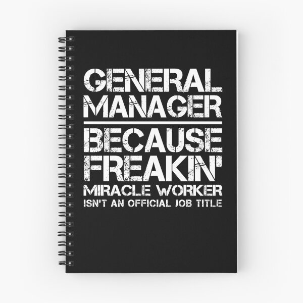 Item preview, General Manager Miracle Worker designed and sold by clickmostro.