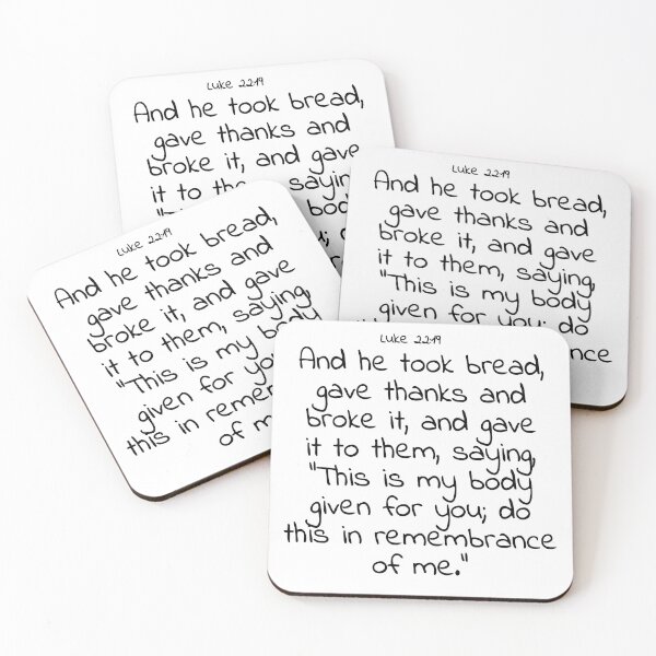 Item preview, Bible verse: Luke 22:19 designed and sold by john-3-16.