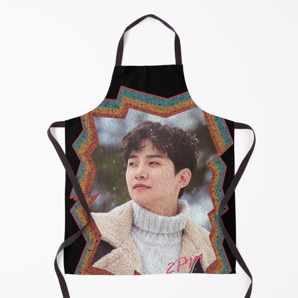 Item preview, Lee Junho 2PM Junho Korean Kpop Retro Color Oil Paint Design designed and sold by Piosenka Art.