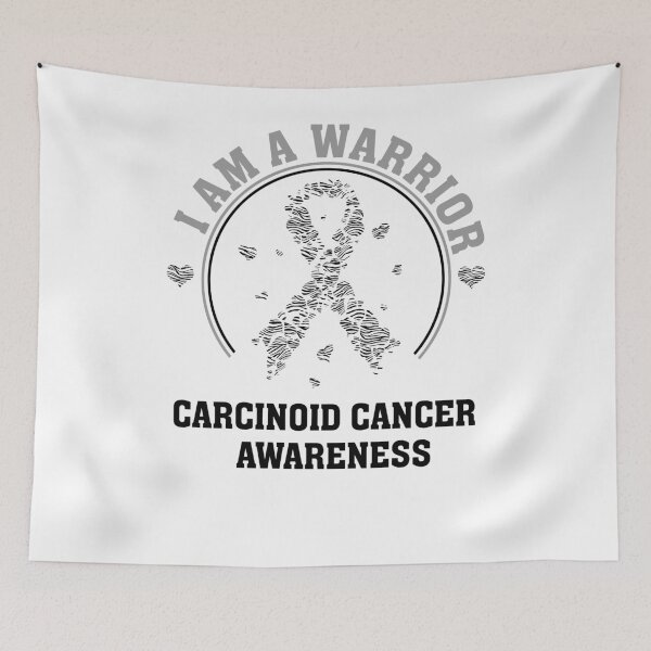 Item preview, I'm a Warrior Carcinoid Cancer, Carcinoid Cancer Awareness Gift for Carcinoid Cancer Warrior, Zebra Ribbon Gift designed and sold by CapitalDesignss.