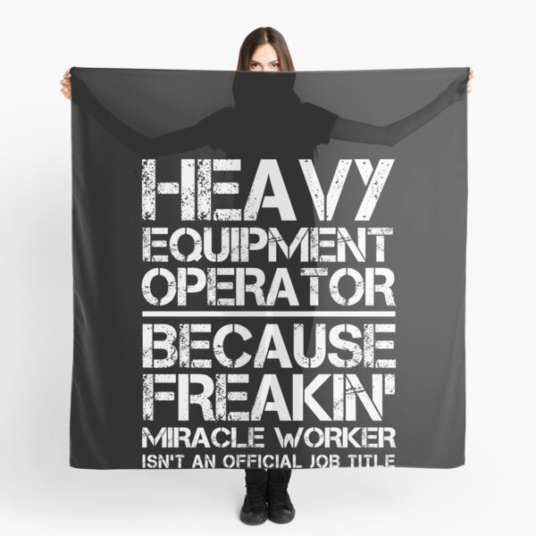 Item preview, Heavy Equipment Operator Miracle Worker designed and sold by clickmostro.