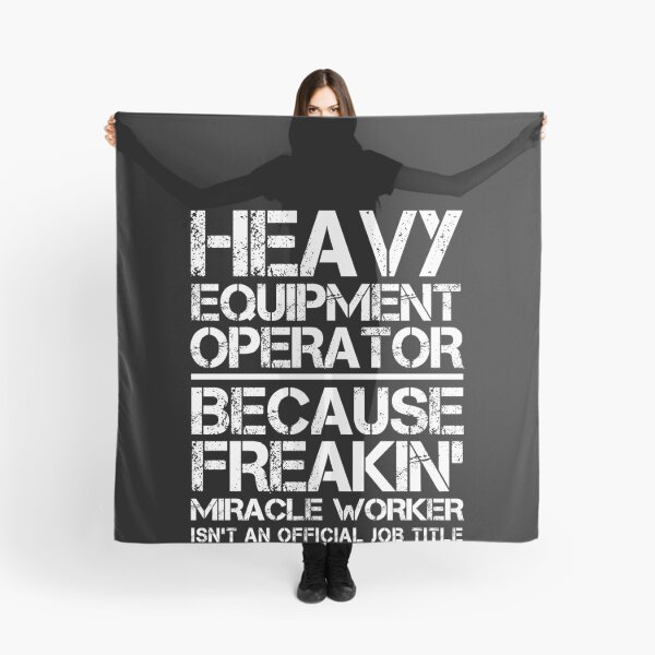 Item preview, Heavy Equipment Operator Miracle Worker designed and sold by clickmostro.