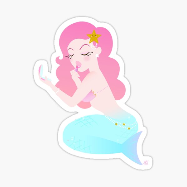 Mermaid Primp Sticker