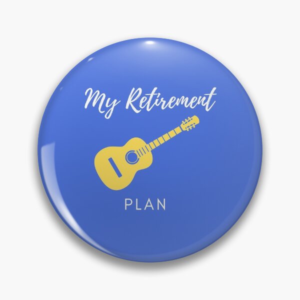 Item preview, This is my retirement plan - Guitar designed and sold by RudeBeeDesigns.