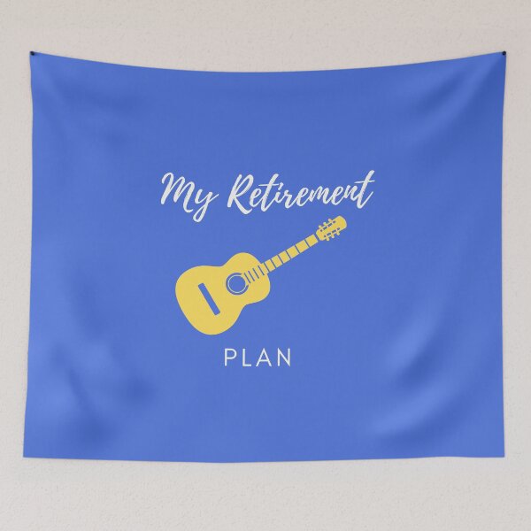 Item preview, This is my retirement plan - Guitar designed and sold by RudeBeeDesigns.
