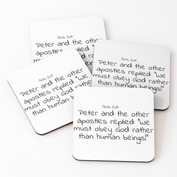 Item preview, Bible verse: Acts 5:29 designed and sold by john-3-16.