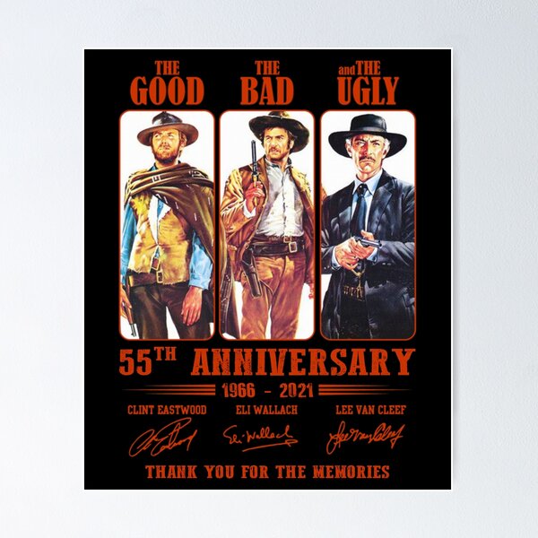 The good the bad & the ugly #42 cult western movie poster print 