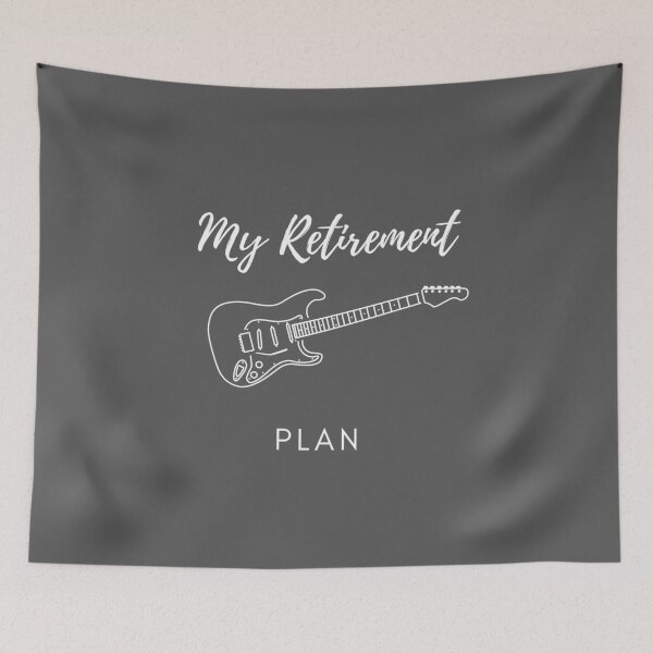 Item preview, This is my retirement plan - Electric Guitar designed and sold by RudeBeeDesigns.