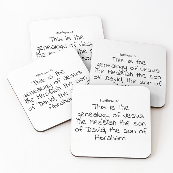 Item preview, Bible verse: Matthew 1:1 designed and sold by john-3-16.