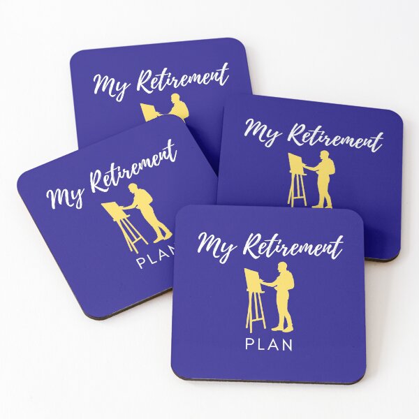 Item preview, This is my retirement plan - Painting designed and sold by RudeBeeDesigns.